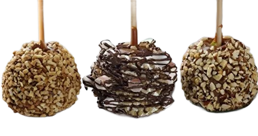 Nut-Rolled Caramel Apple